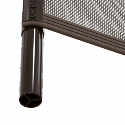 Fence Sample - Classic Brown, Classic Brown (10x10), 1 Inch (Y-Beam)