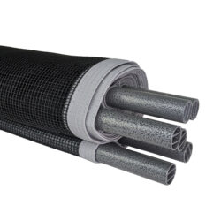 Pool Fence - 5 Foot, Ultra Black, Hampton Gray/Black (5x7), 1 Inch (Twin I-Beam)
