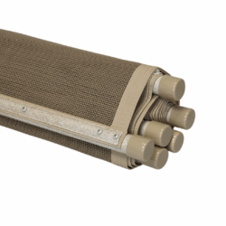 Pool Fence - 4 Foot, Ultra Tan, Malibu Tan (10x10), 1 Inch (Twin I-Beam)
