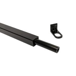 Gate Posts - Rectangular, 5 Foot, Classic Black, 1 Inch