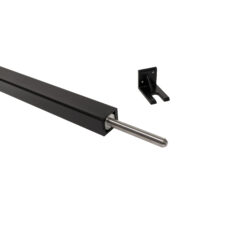 Gate Posts - Rectangular, 4 Foot, Classic Black, Peg