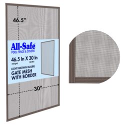 Mesh - 4 Foot, Classic Brown (10x10), Gate Frame