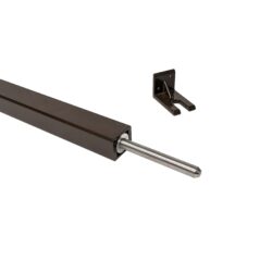 Gate Posts - Rectangular, 5 Foot, Classic Brown, Peg