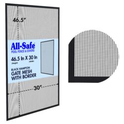 Mesh - 4 Foot, Hampton Black (5x7), Gate Frame