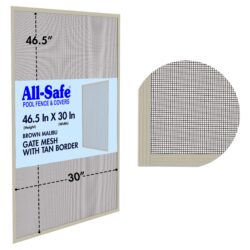 Mesh - 4 Foot, Malibu Tan/Brown (10x10), Gate Frame