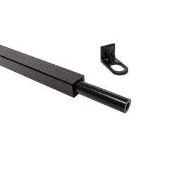 Gate Posts - Rectangular, 4 Foot, Ultra Black, 1 Inch