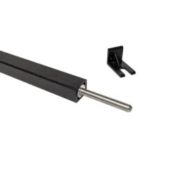 Gate Posts - Rectangular, 4 Foot, Ultra Black, Peg