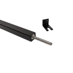 Gate Posts - Rectangular, 5 Foot, Classic Black, Peg