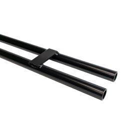 Gate Posts - Double Round, 5 Foot, Classic Black, 1 Inch