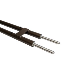 Gate Posts - Double Round, 5 Foot, Ultra Brown, Peg