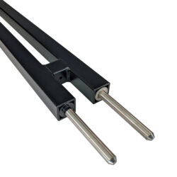 Gate Posts - Double Square, 5 Foot, Ultra Black, Peg