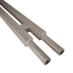 Gate Posts - Double Square, 5 Foot, Ultra Tan, 1 Inch