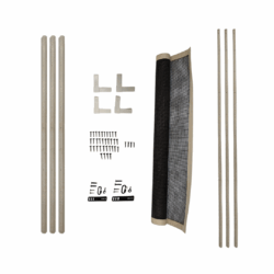 Adjustable Mesh Side Panel Kit for Pool Fence Gaps - Hampton Tan/Brown (5x7), Ultra Tan