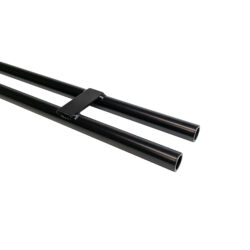Gate Posts - Double Round, 4 Foot, Classic Black, 1 Inch