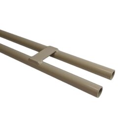 Gate Posts - Double Round, 4 Foot, Classic Tan, 1 Inch