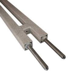 Gate Posts - Double Square, 4 Foot, Ultra Tan, ½ inch