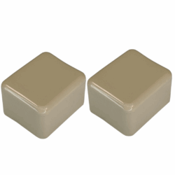 Pole & Post Caps - Rectangular Post Cap, Tan